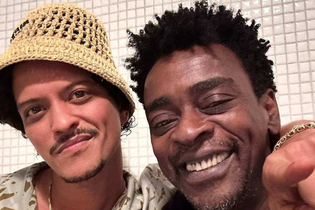 Bruno Mars and Seu Jorge